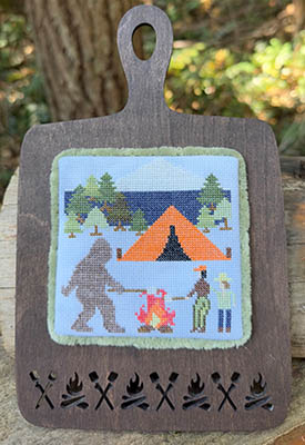 Camping Bigfoot-SamBrie Stitches Designs-