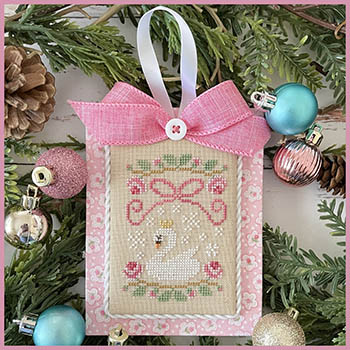 Pastel Collection #10-Christmas Swan-Country Cottage Needleworks-