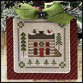 Log Cabin #8-Log Cabin Christmas-Little House Needleworks-