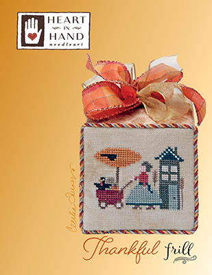 Thankful Frill-Heart In Hand Needleart-