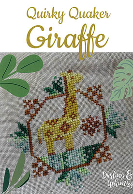 Quirky Quaker Giraffe-Darling & Whimsy Designs-