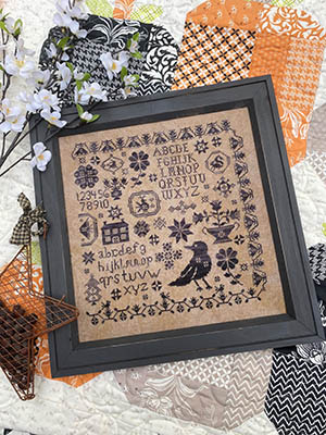 Black Bird Sampler-Pansy Patch Quilts & Stitchery-