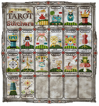 Tarot For Stitchers 9-Tiny Modernist-