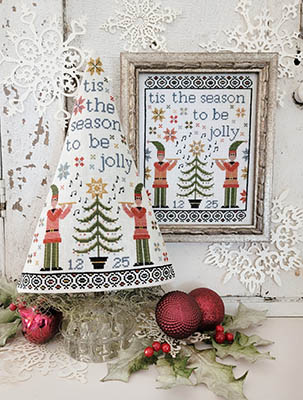 Eleventh Day Of Christmas Sampler And Tree-Hello From Liz Mathews-