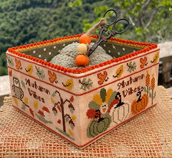 Autumn Vibes Sewing Basket-Mani Di Donna-