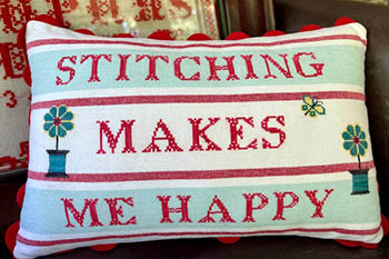 Stitching Makes Me Happy-Running With Needles & Scissor-