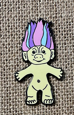 Troll Doll Needleminder-Rebel Stitcher Designs-