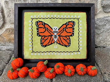 Day Of The Dead Butterfly-Rebel Stitcher Designs-