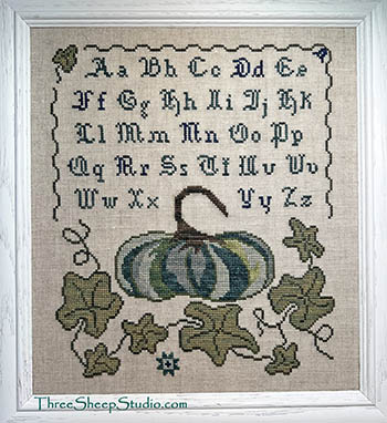 Cinderella Pumpkin Sampler-Three Sheep Studio-