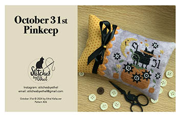 October 31st Pinkeep-Stitches By Ethel-