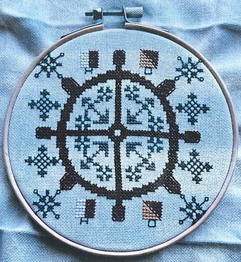 Nautical Snowflake 2-Salty Stitcher Designs-