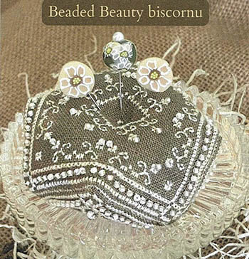 Beaded Beauty Biscornu-MTV Designs-