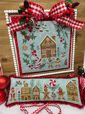 Gingerbread Village Set-Quaint Rose Needle Arts-