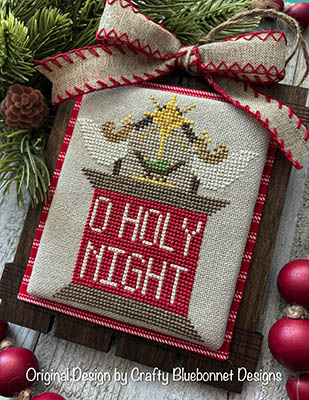 O Holy Night Spool-Crafty Bluebonnet Designs-