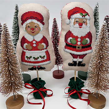 Santa & Mrs. Claus-Tiny Modernist-