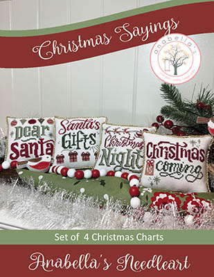 Christmas Sayings-Set Of 4-Anabellas-