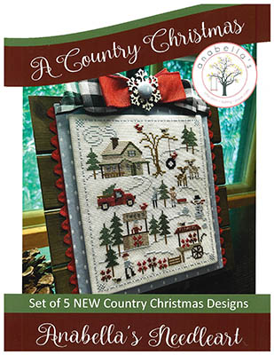 Country Christmas Booklet (Set Of 5)-Anabellas-