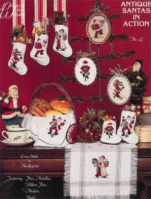 Antique Santas In Action-Designing Women-