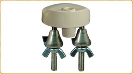 Standard Clamp Base-Almond-Dazor Manufacturing Corp-