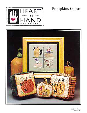 Pumpkins Galore-Heart In Hand Needleart-