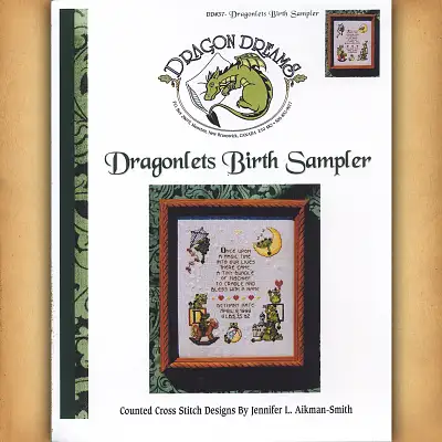 Dragonlets Birth Sampler-Dragon Dreams Inc-