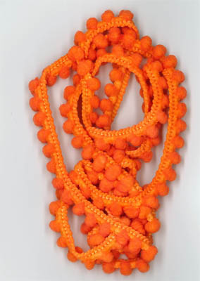 Fra-Orange Pom Pom (1 yard)-Dames Of The Needle-