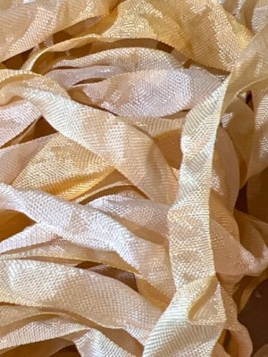 Italian Custard Crinkle Ribbon (2 yards)-Dames Of The Needle-