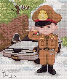 Police Kit-PINN Stitch Art & Technology-