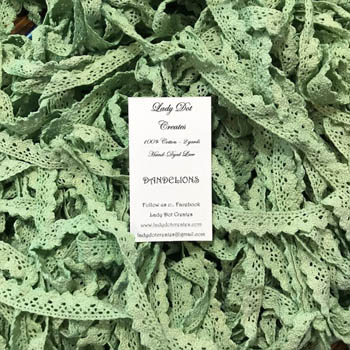 Dandelions Lace (2 yards)-Lady Dot Creates-