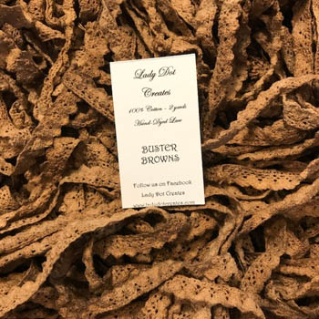 Buster Browns Lace (2 yards)-Lady Dot Creates-