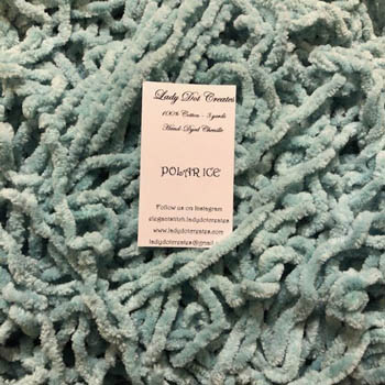 Polar Ice Chenille (3 yards)-Lady Dot Creates-