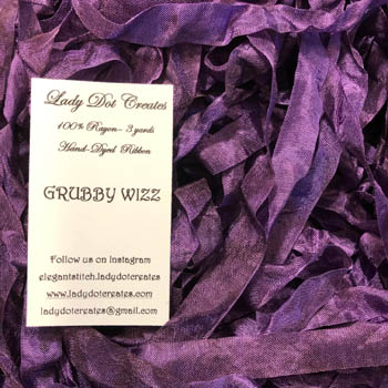 Grubby Wizz Ribbon (3 yards)-Lady Dot Creates-