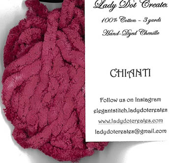 Chianti Chenille (3 yards)-Lady Dot Creates-