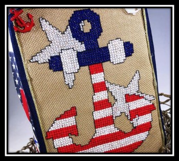 Anchor Series-Patriotic-Barefoot Needleart-