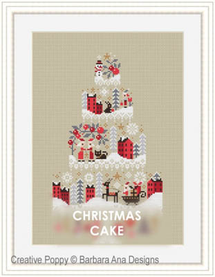 Christmas Cake-Barbara Ana Designs-