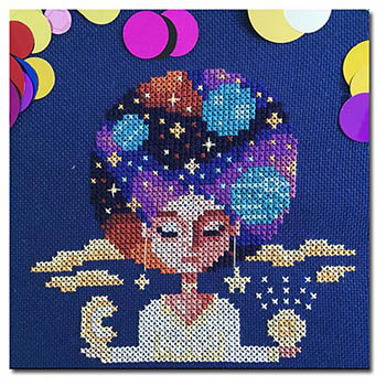 Cosmic Dreams I (Little Sister)-Barbara Ana Designs-