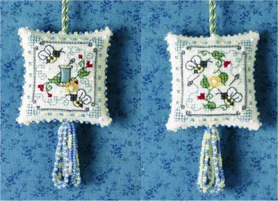 I'd Rather Bee Stitching Fob-Bee Cottage-