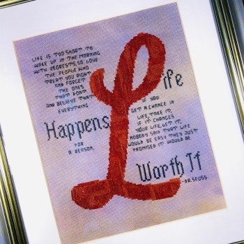 Life Is Too Short-Barefoot Needleart-