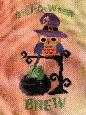 Owl-O-Ween Brew-Barefoot Needlework-