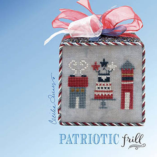 Patriotic Frill-Heart In Hand Needleart-