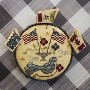 Patriotic Pinkeep-Bendy Stitchy Designs-