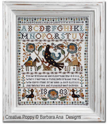 Portuguese Bird Sampler-Barbara Ana Designs-