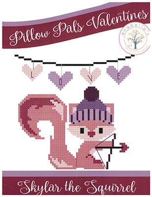 Skylar The Squirrel-Pillow Pals Valentine's-Anabellas-