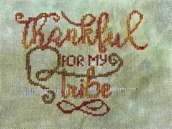 Thankful For My Tribe-Barefoot Needleart-