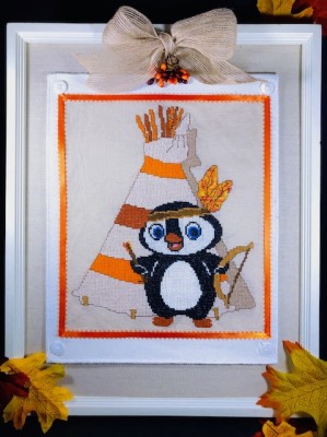 Thankful Penguin-Barefoot Needleart-