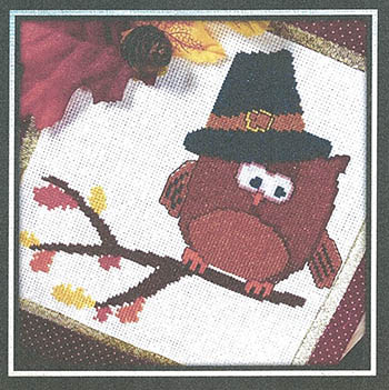 Thanksgiving Mr. Owl-Barefoot Needleart-